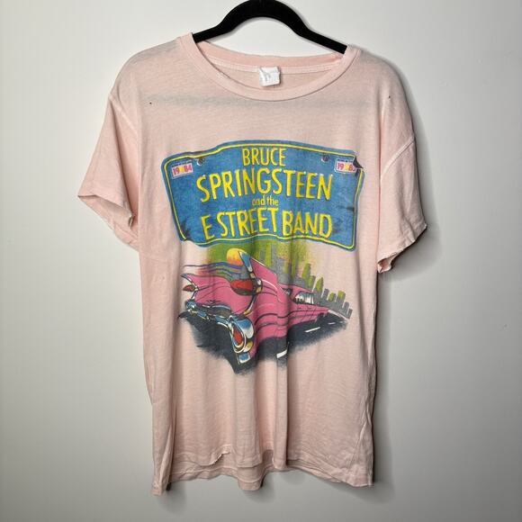 Vintage Bruce Springsteen Tour T-Shirt BORN IN THE USA 1984-1985 Band Tee Rare - Picture 1 of 8